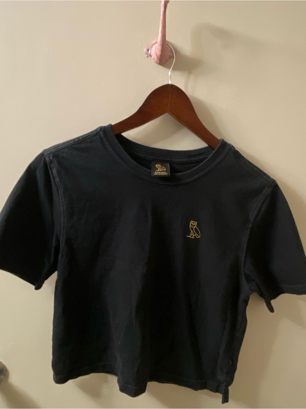 OVO Women’s Black Crop Tee